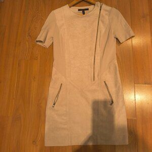 BCBG suede mini dress